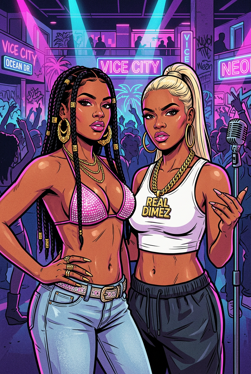 Real Dimez — official Rockstar Games artwork